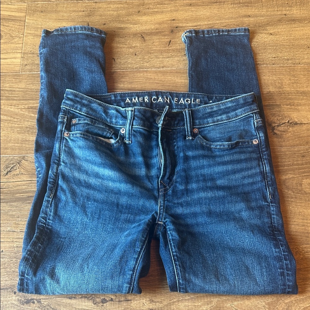 American Eagle Outfitters Men’s Dark Blue Skinny Jeans